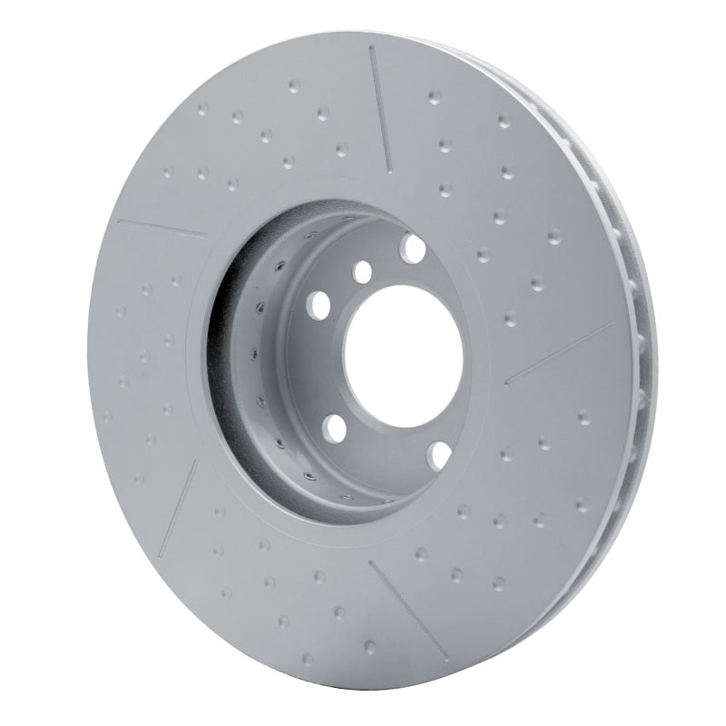 R1 12-21 BMW 230I xDrive Front Carbon Alloy GeoMET Dimpled & Slotted Rotor