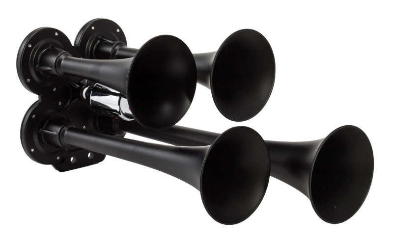 Kleinn Chrome Quad Horn/ 12.5In/10In/7.5In/6In - Chrome-Plated Zinc Alloy