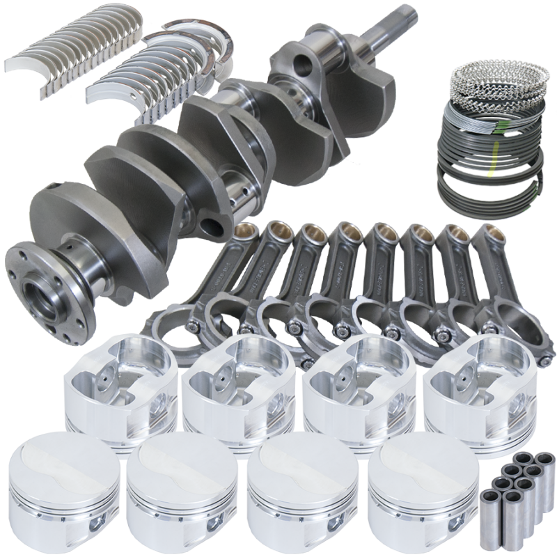 Eagle Ford FE 4.125in Crank 6.700in I-Beam Rods -7cc Flat Top 4.185in Pistons Rotating Assembly