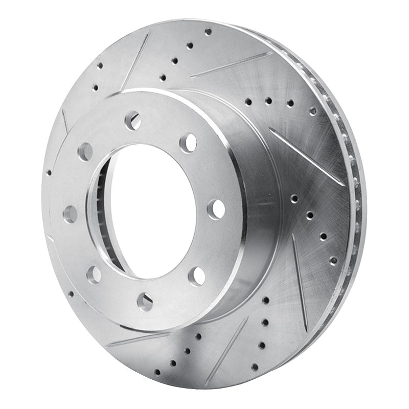 DFC 09-25 Dodge Ram 2500 Front Left Drilled & Slotted Silver Brake Rotor