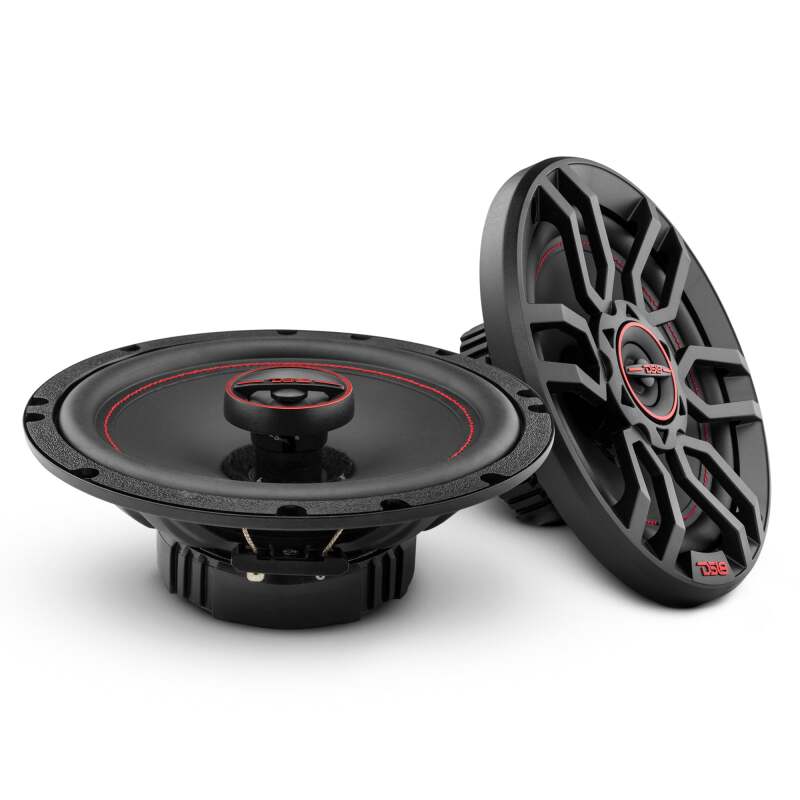 DS18 6.5in 50Watts RMS 4 ohm 2-Way Coaxial Speaker System Universal Fit