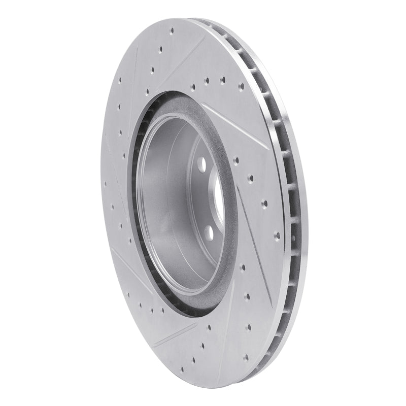 R1 12-20 BMW 118i (Mexico) Rear Right Drilled & Slotted Silver Brake Rotor
