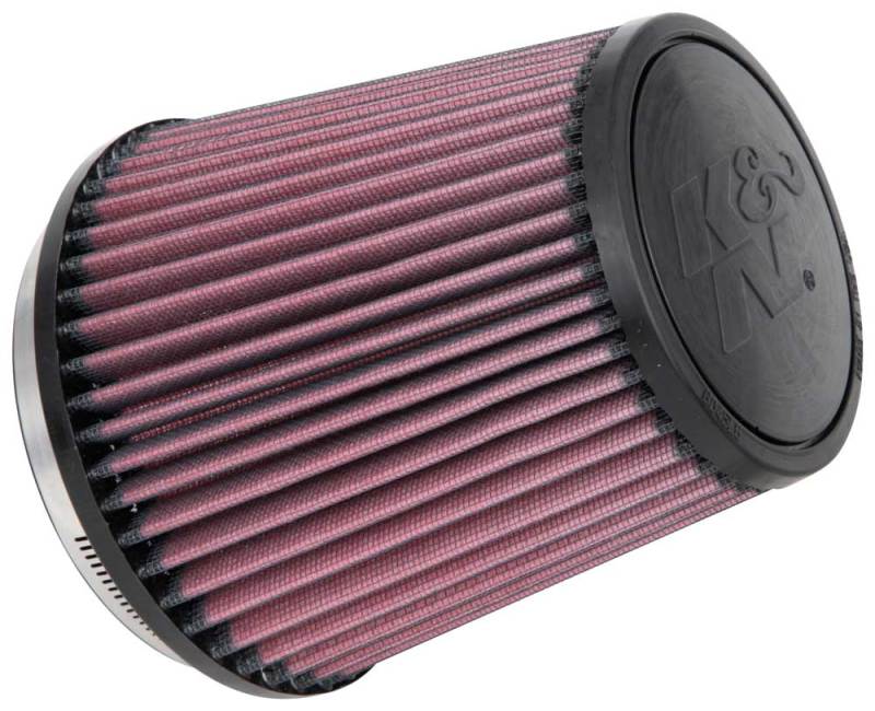 K&N Filter Universal Rubber Filter Round Tapered 4.5in Flange 5.875in Base 4.5 inch Top 6in Height