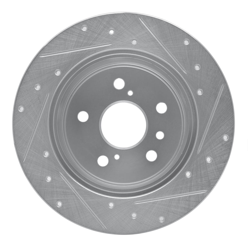 DFC 92-03 Lexus RX300 Rear Left Drilled & Slotted Silver Brake Rotor