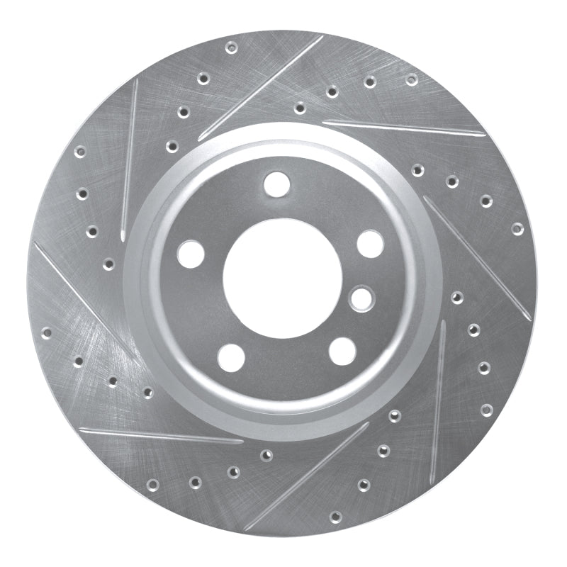 DFC 12-20 BMW 428i Rear Left Drilled & Slotted Silver Brake Rotor