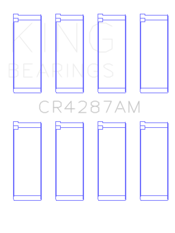 King Engine Bearings Acura B18C1/B18C5 L4/Honda 110CI DOHC Rod Bearing Set - Size STD