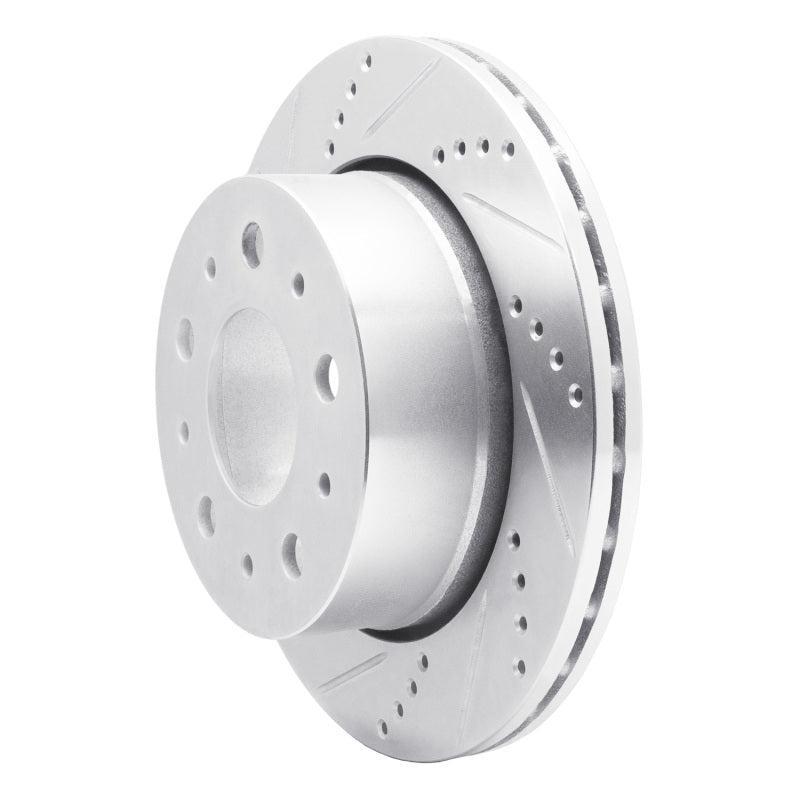 DFC 14-21 Ram ProMaster 3500 Rear Left Drilled & Slotted Silver Brake Rotor