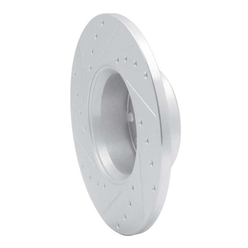 DFC 68-76 Mercedes-Benz 250C Front Right Drilled & Slotted Silver Brake Rotor