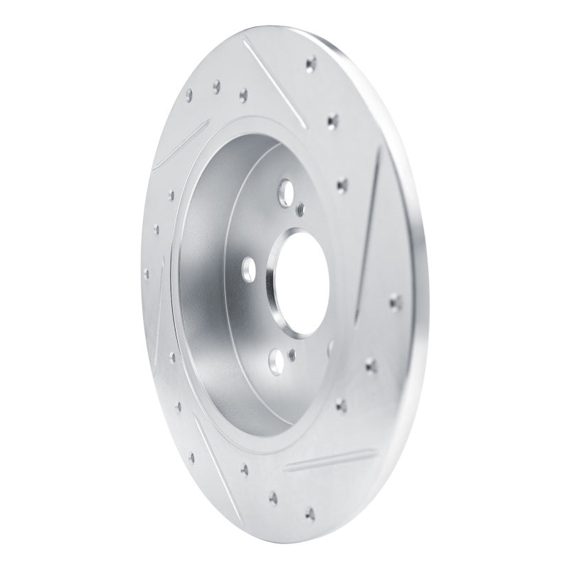DFC 19-25 Toyota Corolla (US/Canada) Rear Left Drilled & Slotted Silver Brake Rotor