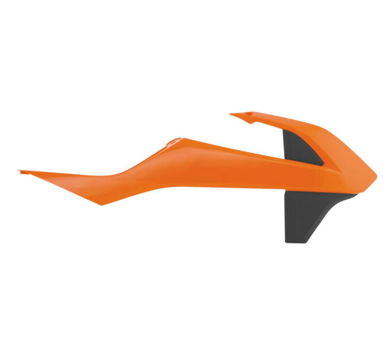 Acerbis 18-24 KTM SX85/ 21-24 GasGas MC85 Radiator Shroud - 16 Orange/ Black