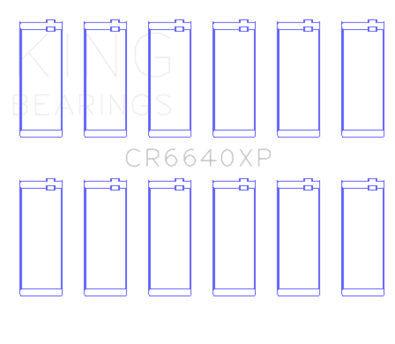 King Engine Bearings BMW M20/M50 2.0L/2.5L/2.7L (Size 0.5) Performance Rod Bearing Set