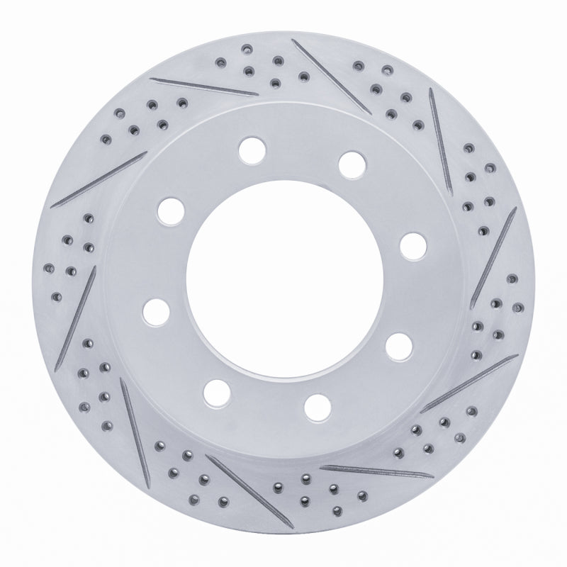 R1 03-08 Dodge Ram 1500 Pickup Rear Right Drilled & Slotted Geo-Carbon Rotor