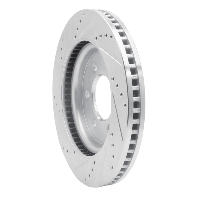 DFC 21-25 Ford F-150 RWD Front Right Drilled & Slotted Silver Brake Rotor