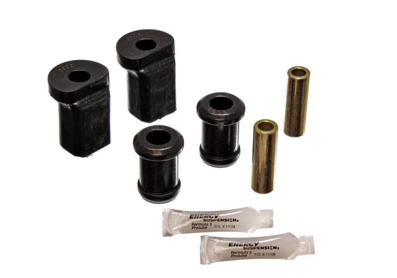 Energy Suspension 79-84 VW Rabbit / 83-87 Scirocco Black Rear Lower and Upper Control Arm Bushing Se
