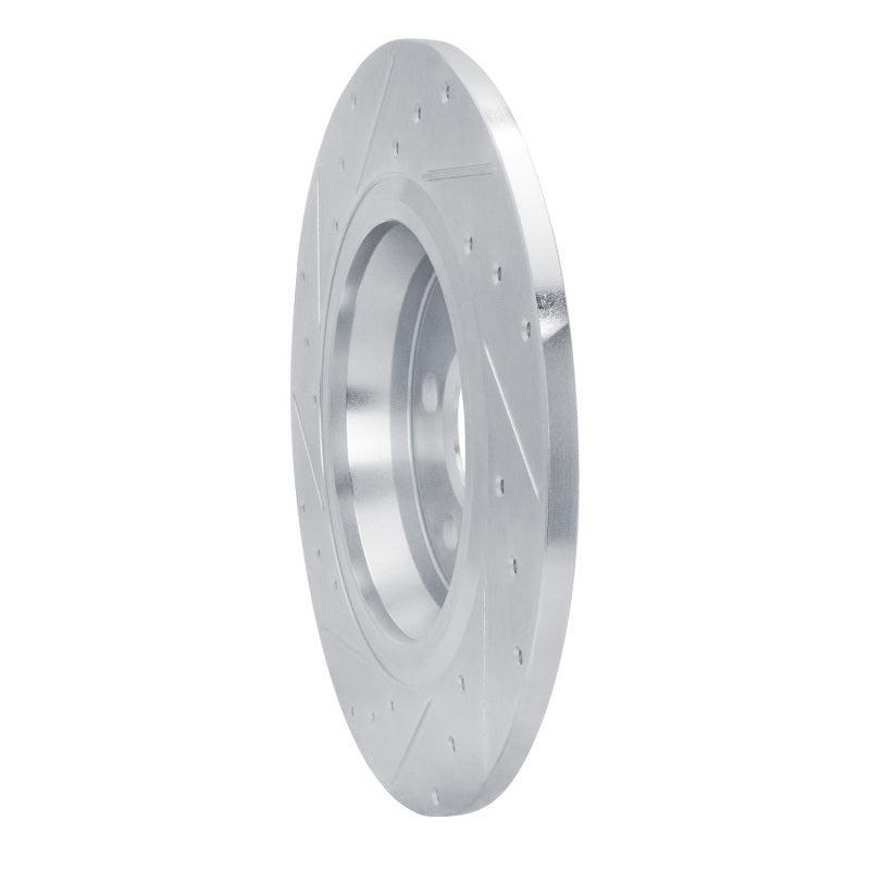 DFC 20-25 Mercedes-Benz CLA250 Rear Right Drilled & Slotted Silver Brake Rotor