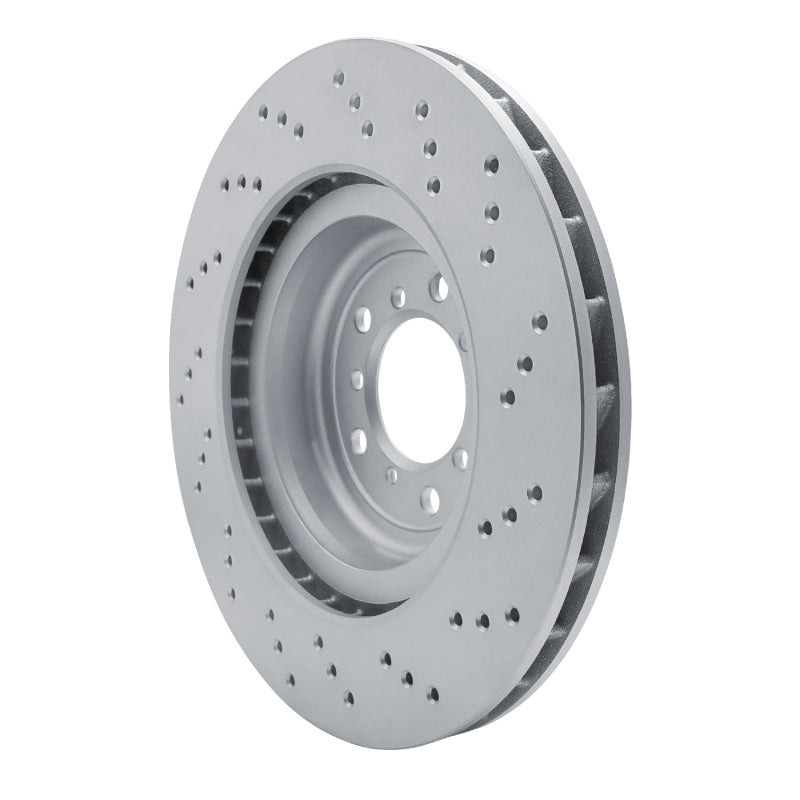 DFC 08-13 BMW 1 Series M Left Front Drilled GeoSPEC Coated Rotor