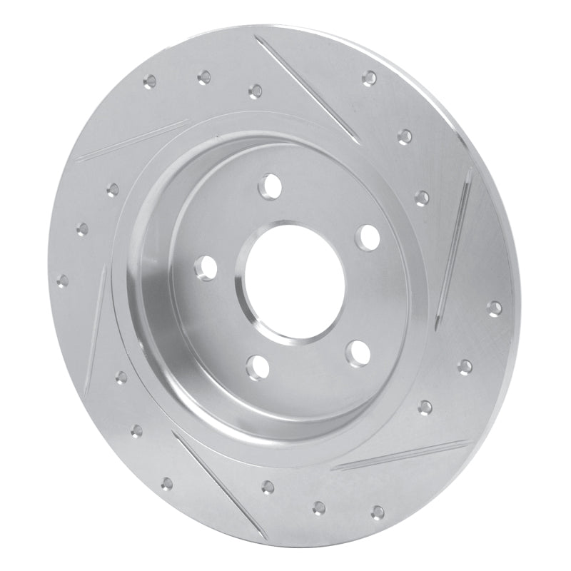 DFC 04-13 Volvo C70/S40/V50/C30 Rear Left Drilled & Slotted Silver Brake Rotor
