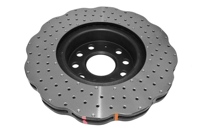 DBA 2006 Audi A3 Front 4000 Series Drilled Wavey Rotor