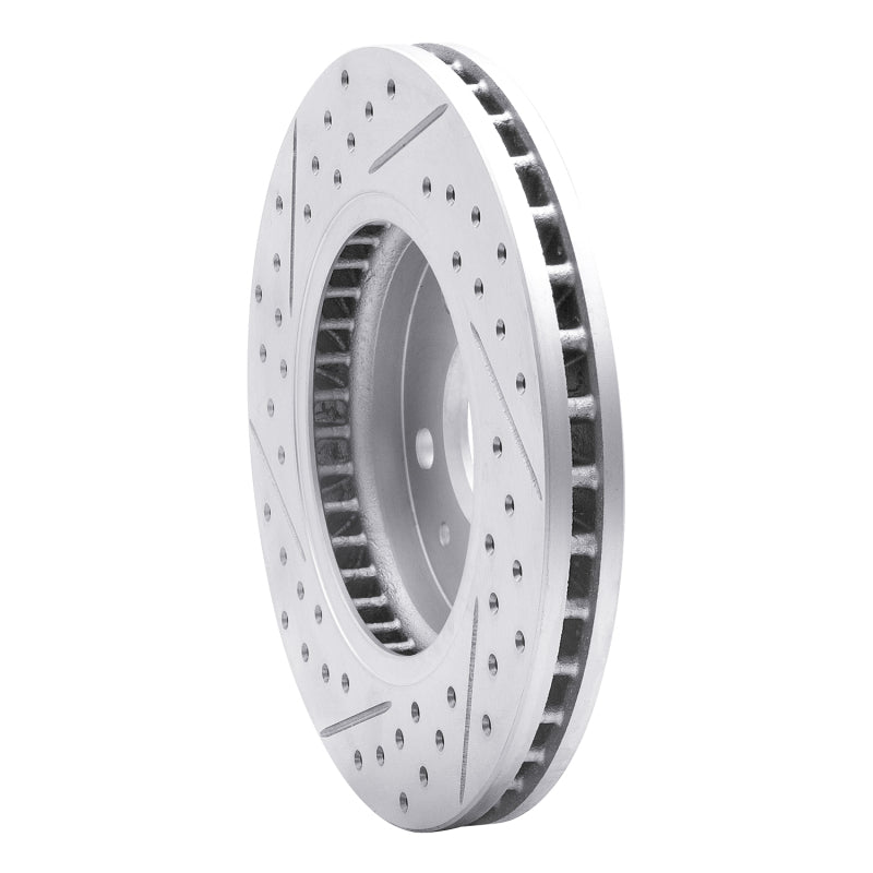 R1 11-16 Buick Regal Front Right Drilled & Slotted Geo-Carbon Rotor