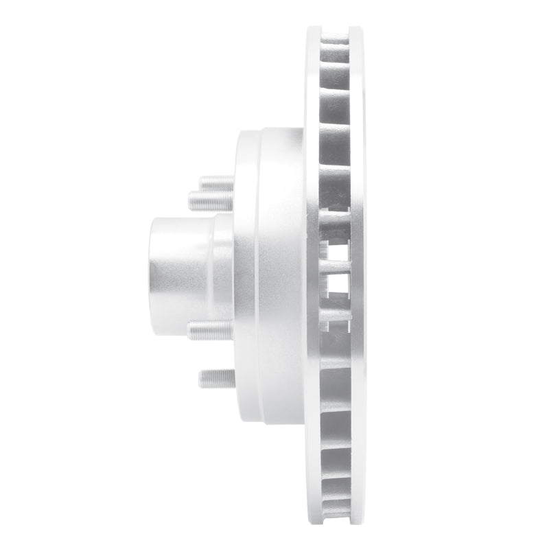 R1 93-95 Chevrolet G10 Front Right Drilled & Slotted Silver Brake Rotor