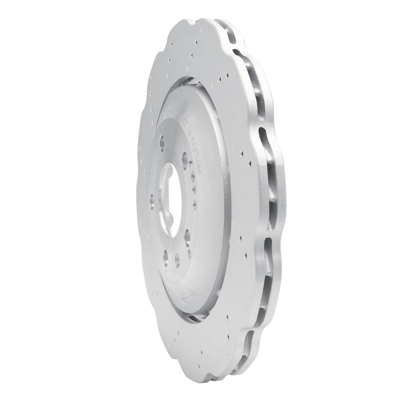 R1 13-14 Audi RS5 Rear Drilled Carbon Alloy GeoMET Rotor