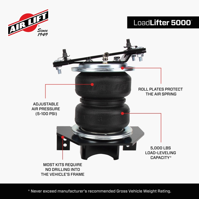 Air Lift 2021-2022 F-150 Powerboost 2WD/4WD Loadlifter 5000 Air Spring Kit