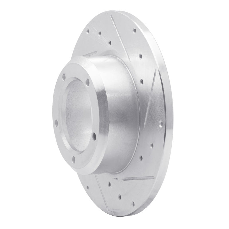 DFC 74-99 Land Rover Range Rover Front Right Drilled & Slotted Silver Brake Rotor