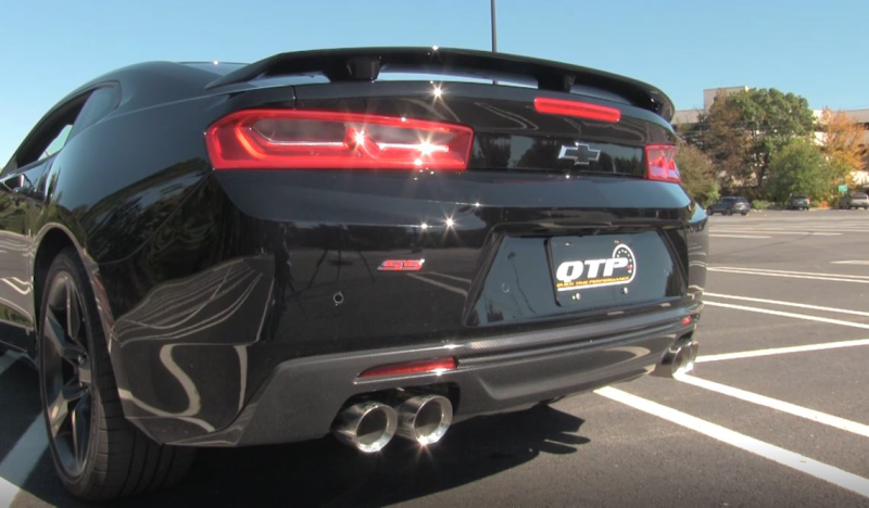 2016-2024 Chevrolet Camaro SS QTP Screamer Axle Back Quad Tip Bumper