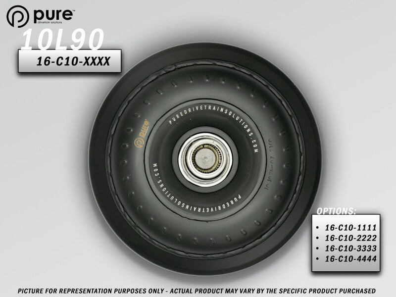 Pure Drivetrain 10L80/10L90 Chevy High Performance Billet Torque Converter - Small Blower w/ 6.2 LT4