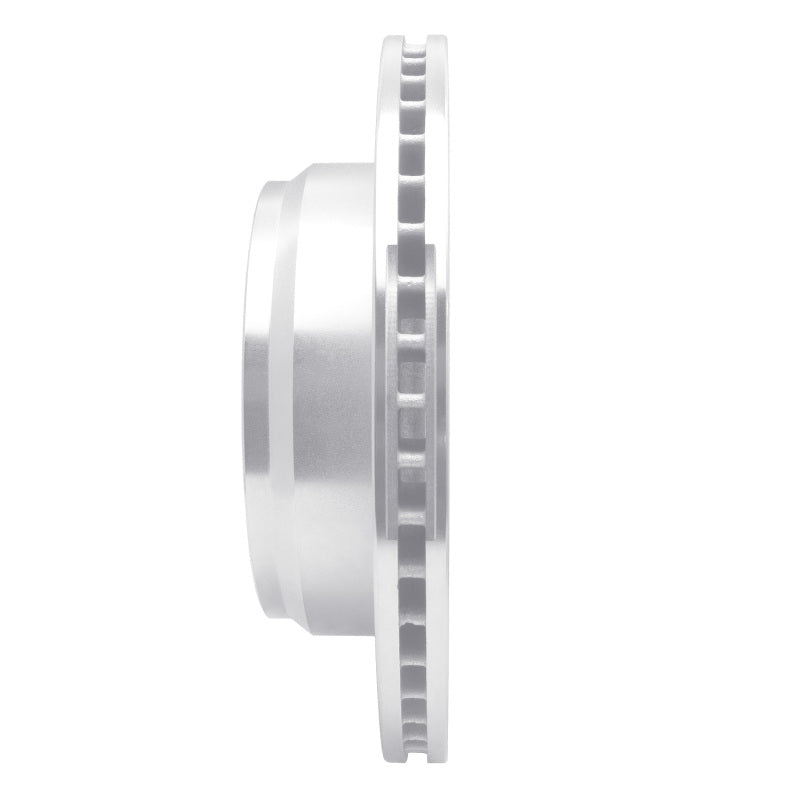 DFC 16-24 Nissan Titan XD Rear Right Drilled & Slotted Silver Brake Rotor