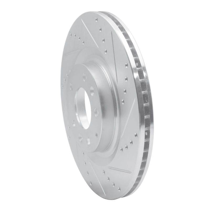DFC 04-11 Mazda RX-8 Front Right Drilled & Slotted Silver Brake Rotor