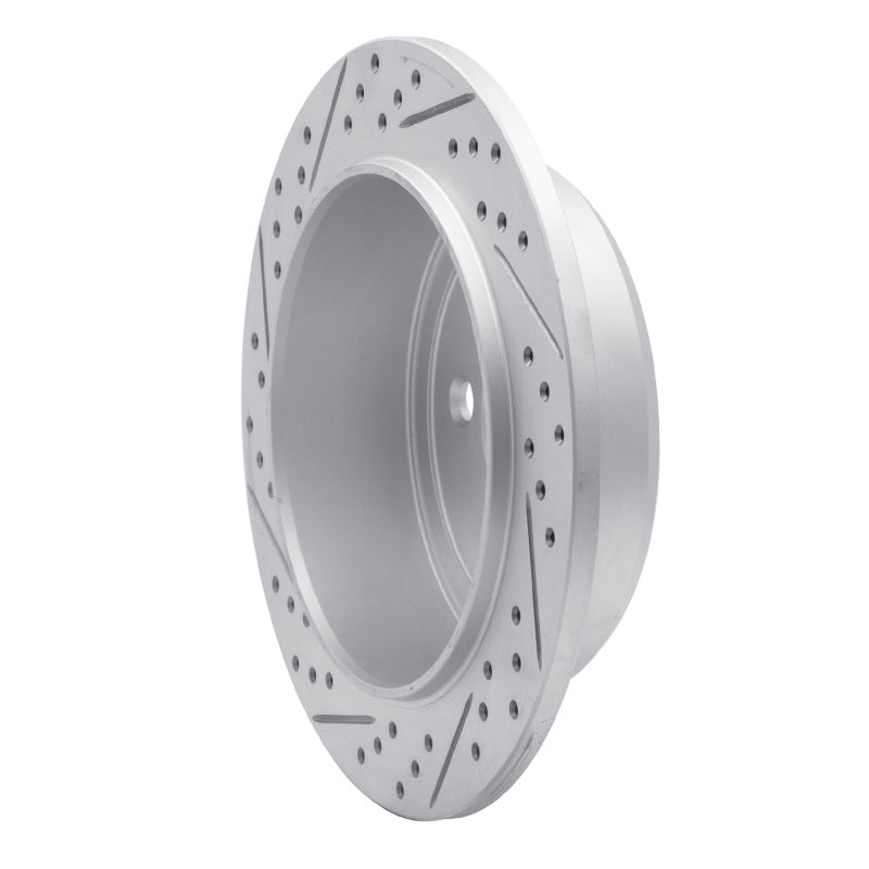 R1 07-12 Dodge Nitro Rear Right Drilled & Slotted Geo-Carbon Rotor