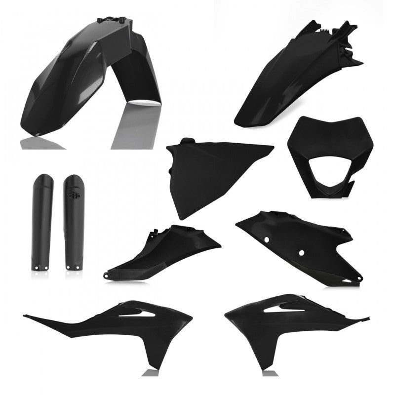 Acerbis 21-23 GasGas EC250/300/250F/350F Full Plastic Kit - Black