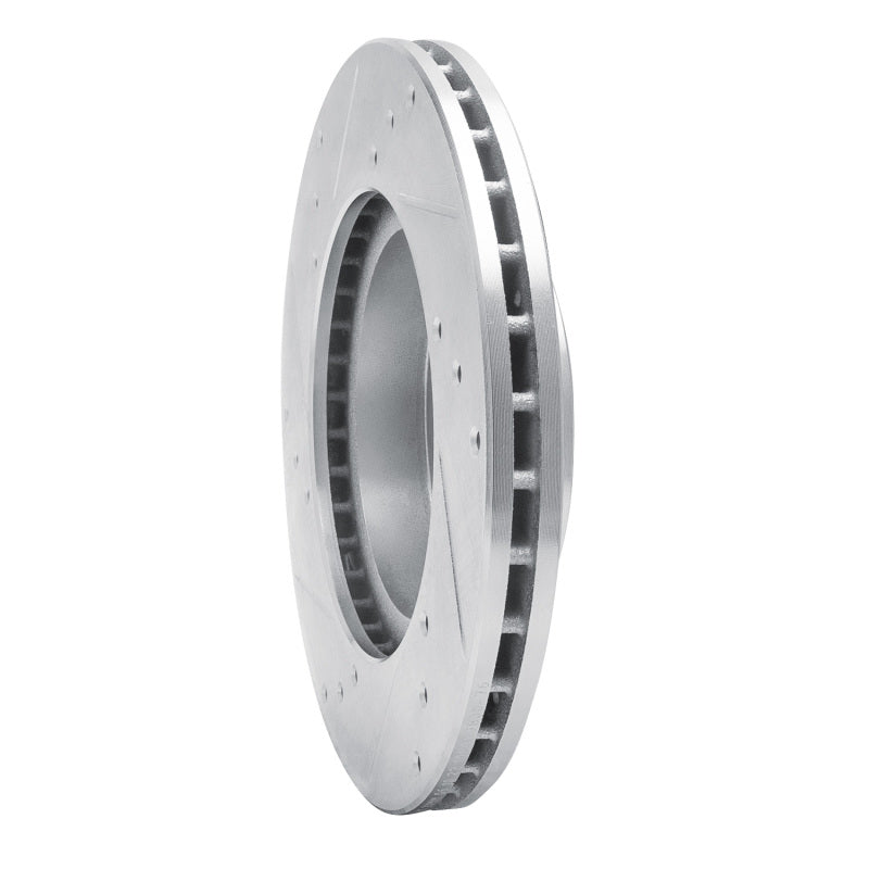 R1 93-02 Chevrolet Prizm Front Right Drilled & Slotted Silver Brake Rotor