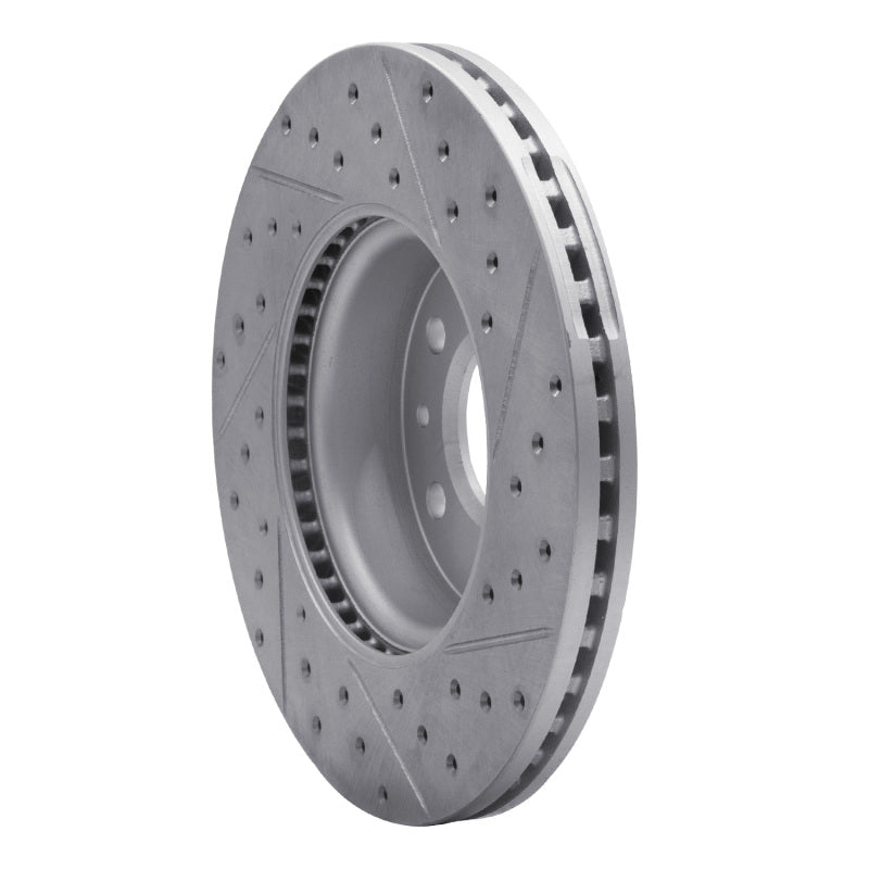R1 13-25 Cadillac Ats Front Left Drilled & Slotted Geo-Carbon Rotor