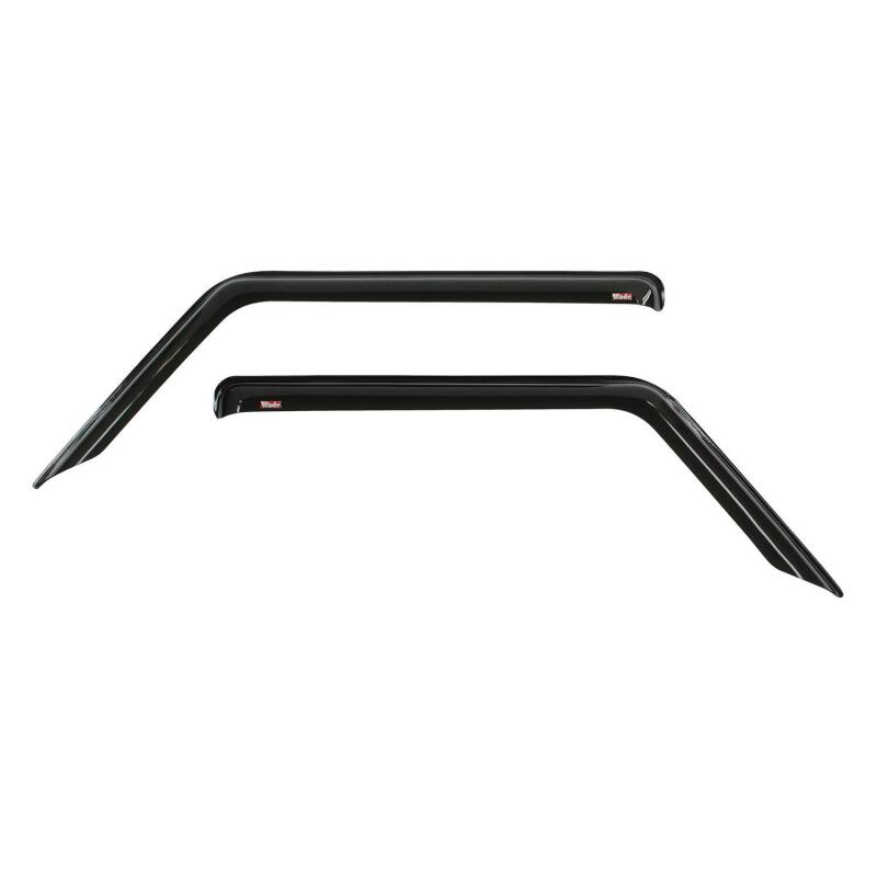 Westin 2018-2019 Jeep Wrangler JL Slim Wind Deflector 2pc - Smoke