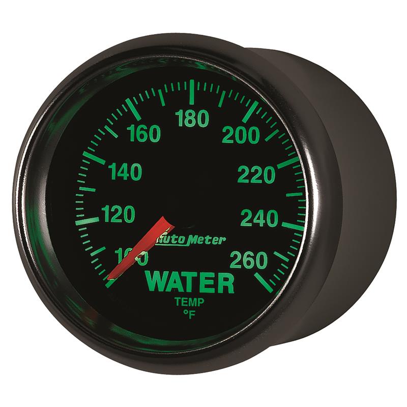 Autometer GS 100-260 degree Electronic Water Temperature Gauge