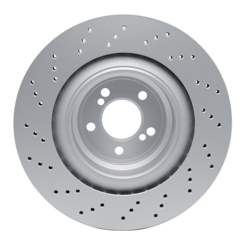 R1 15-19 BMW X5 Right Rear Drilled GeoSPEC Coated Rotor