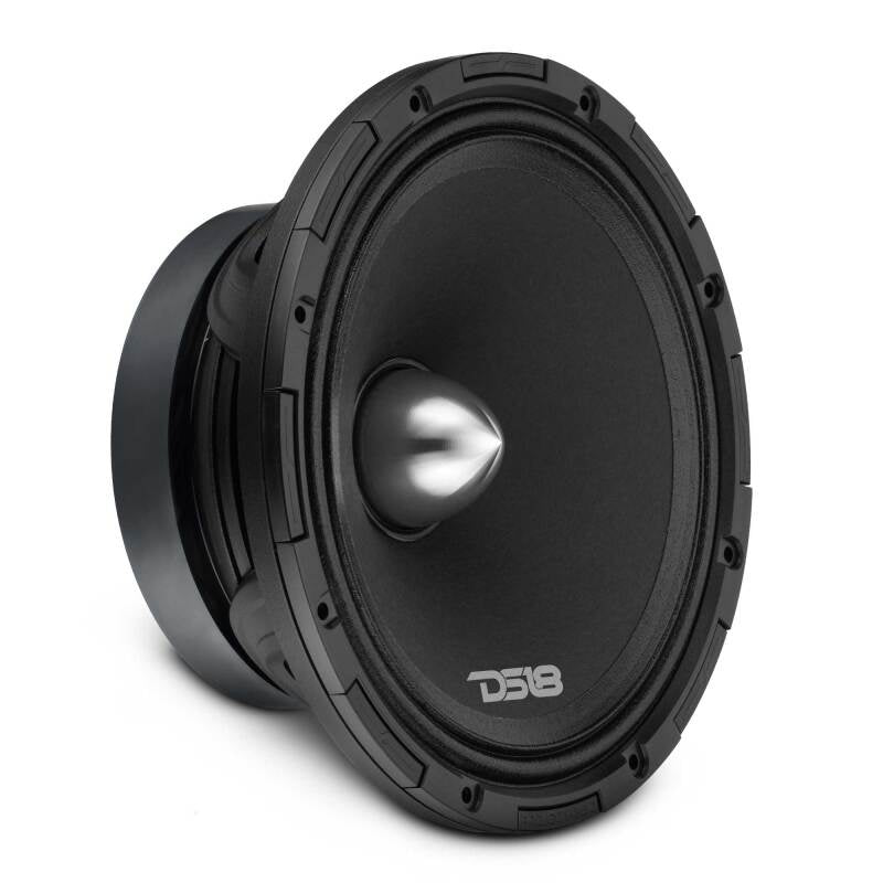 DS18 PROJECT360 8in Mid-High 100.2 dB Bullet Loudspeaker 300W RMS 8-Ohm Rotating Recone Design