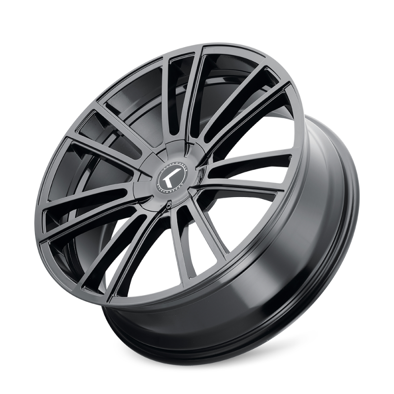 Kraze KR183 Spectra 22x8.5 / 5x108/114.3 BP / 38mm Offset / 72.62mm Hub Gloss Black Wheel