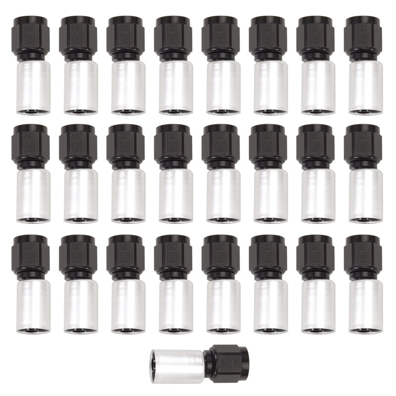 Russell Performance -6 AN Proclassic Crimp Straight End (O.D. 0.600) (Qty. 25)