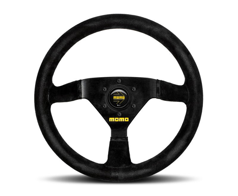 Momo MOD78 Steering Wheel 350 mm - Black Leather/Black Spokes