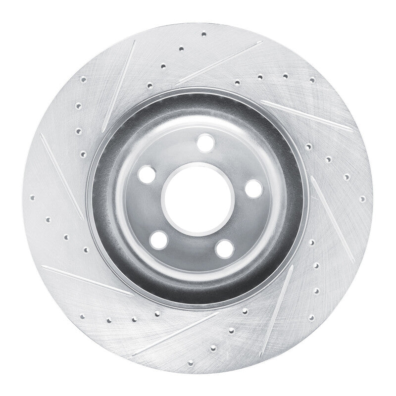 DFC 22-25 Ford Maverick Front Right Drilled & Slotted Silver Brake Rotor