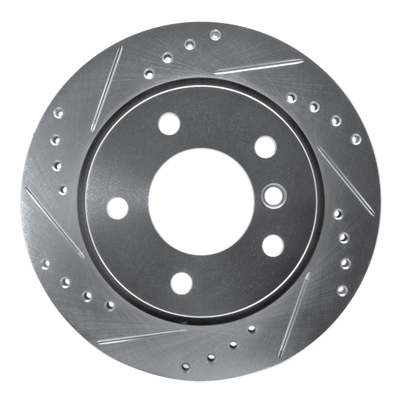 DFC 96-05 BMW 323i Rear Left Drilled & Slotted Silver Brake Rotor