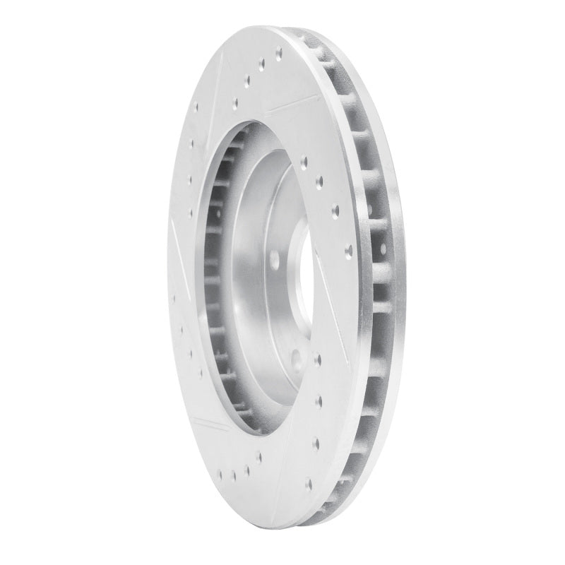 DFC 99-01 Infiniti I30 Front Right Drilled & Slotted Silver Brake Rotor