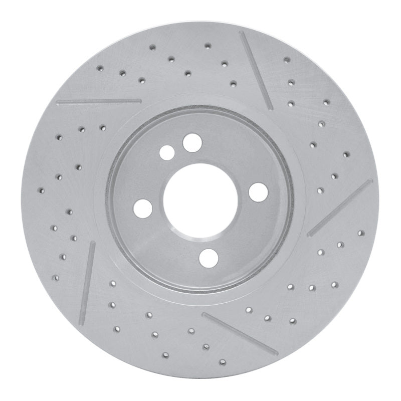 R1 07-15 Mini Cooper Clubman Front Drilled and Slotted Brake Rotor
