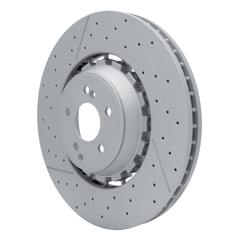 R1 13-25 Mercedes-Benz AMG GT 63 S Front Drilled & Slotted Carbon Alloy GeoMET Rotor