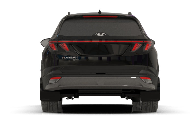 Rally Armor 25-26 Hyundai Tucson ICE XRT Black UR Mud Flap - Red Logo