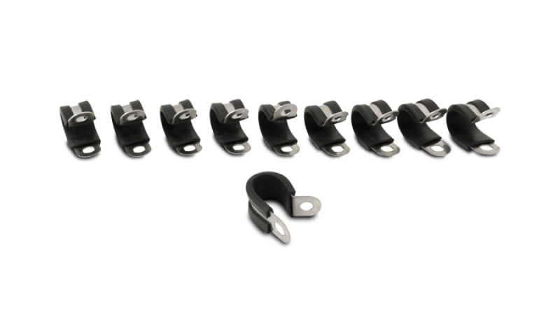 Vibrant Cushion Clamp for 1/4in (-4AN) Hose - Pack of 10