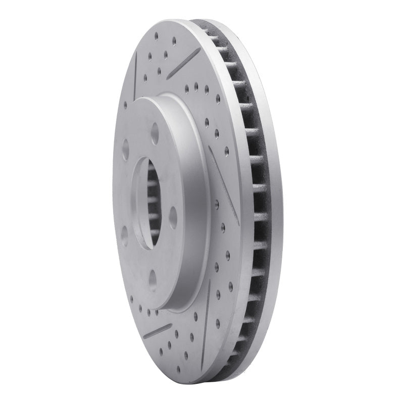 R1 90-97 Buick Lesabre Front Left Drilled & Slotted Geo-Carbon Rotor